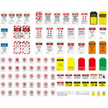 PVC Customised warning tagout